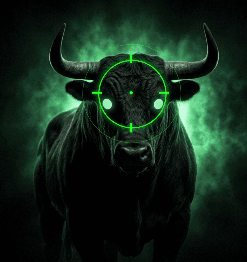 the black bull, dead center